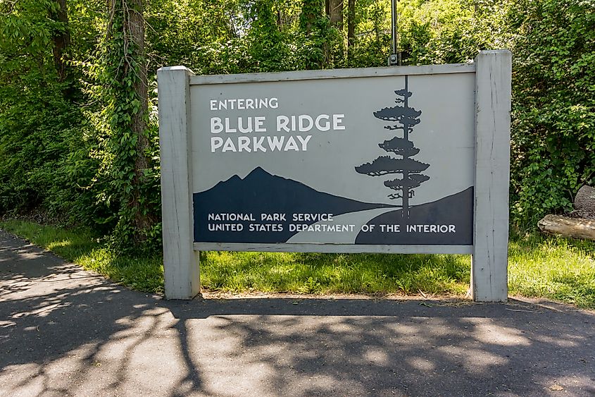 The Blue Ridge Parkway, Waynesboro (Editorial credit: Kelly vanDellen / Shutterstock.com)