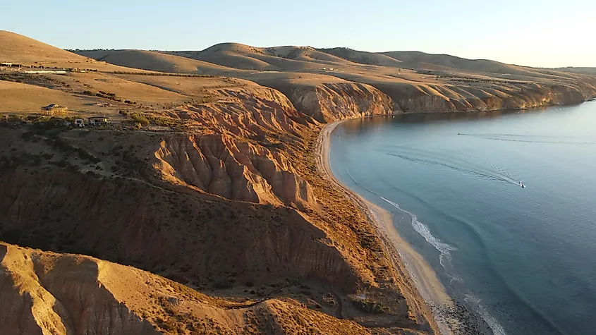 Fleurieu Peninsula Drone Shot of Beach.