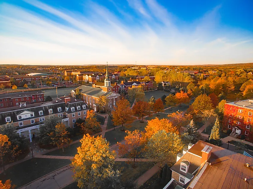 Antigonish, Nova Scotia, in fall.