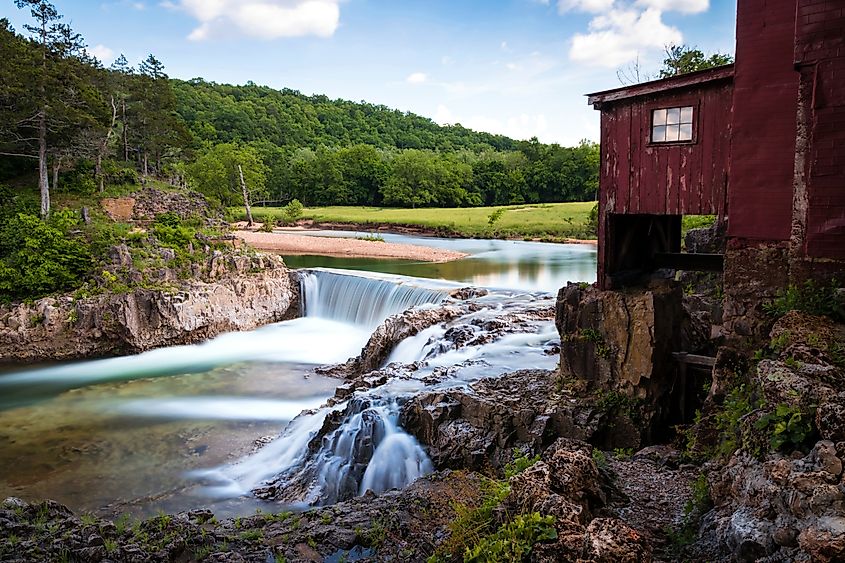 Beautiful nature near Eminence, Missouri.