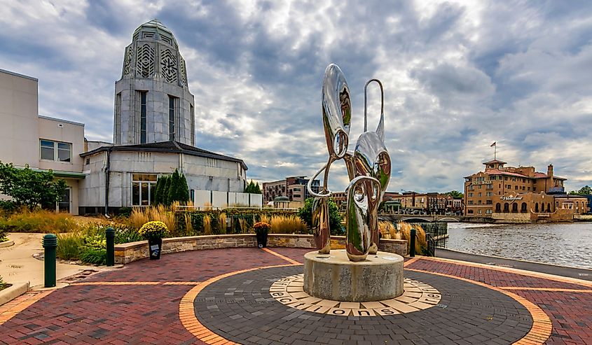 Downtown St. Charles, Illinois. 