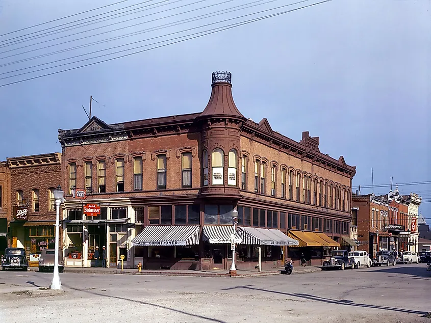 Southeast Corner of the intersection of Bannack and Montana Streets, Dillon, Montana, via Wikipedia