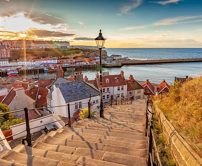 Whitby, North Yorkshire Coast, England. Editorial credit: cally robin via Shutterstock.com