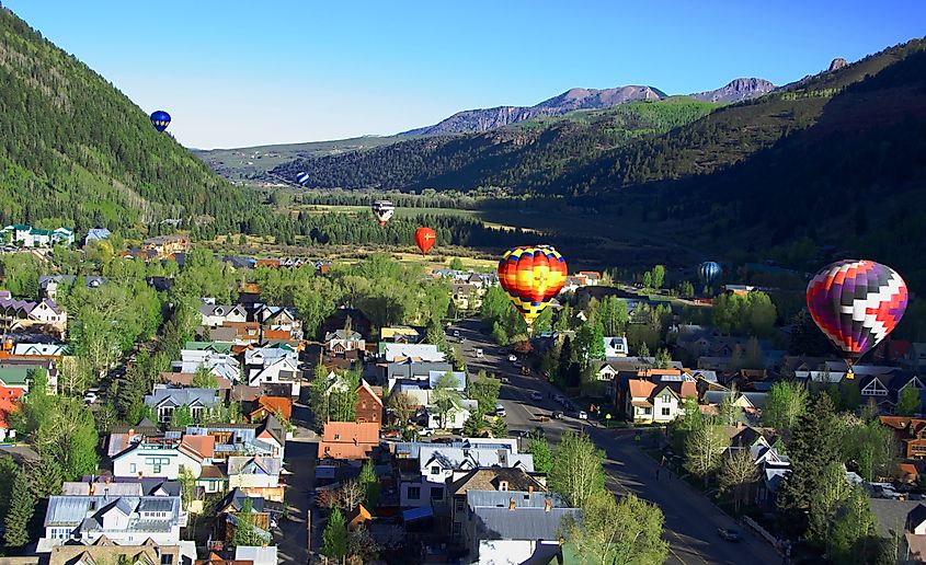 Balloon Festival in Telluride, Colorado