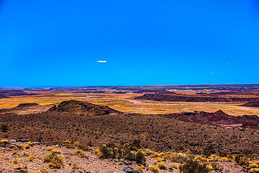 Pintado Point Lava flows at Painted Desert, near Holbrook, Arizona