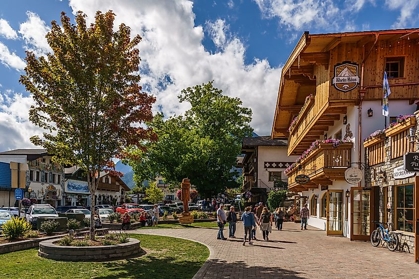 The beautiful town of Leavenworth, Washington.
