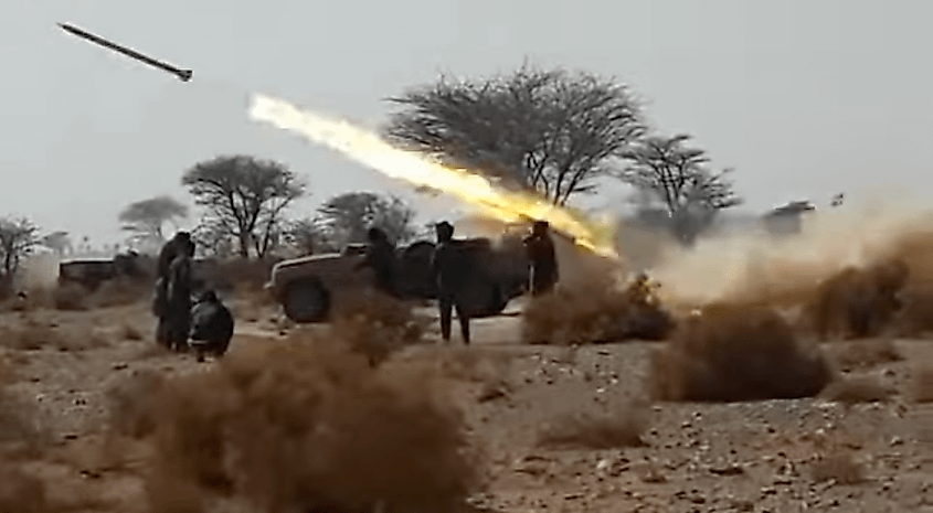 Missile attacks launched by the Sahrawi People's Liberation Army in 2021.