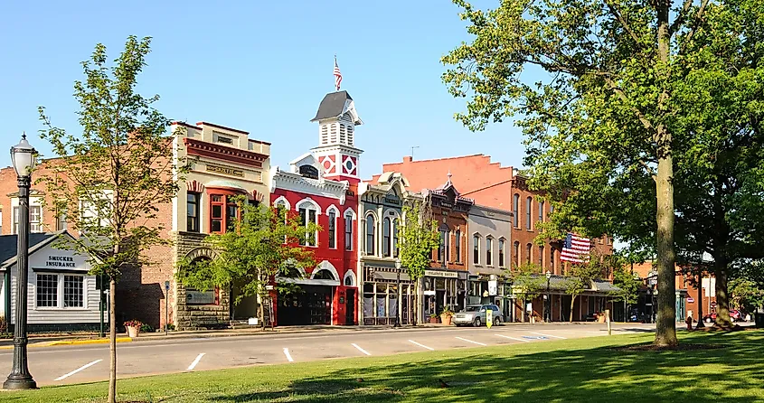 East Washington Street in Medina, Ohio