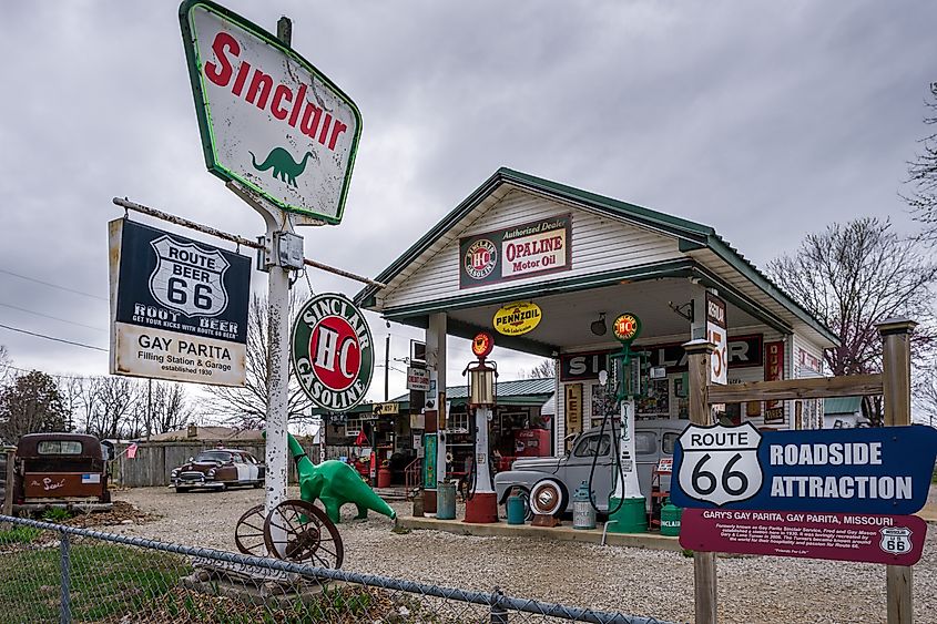 Route 66 roadside attraction in Missouri.