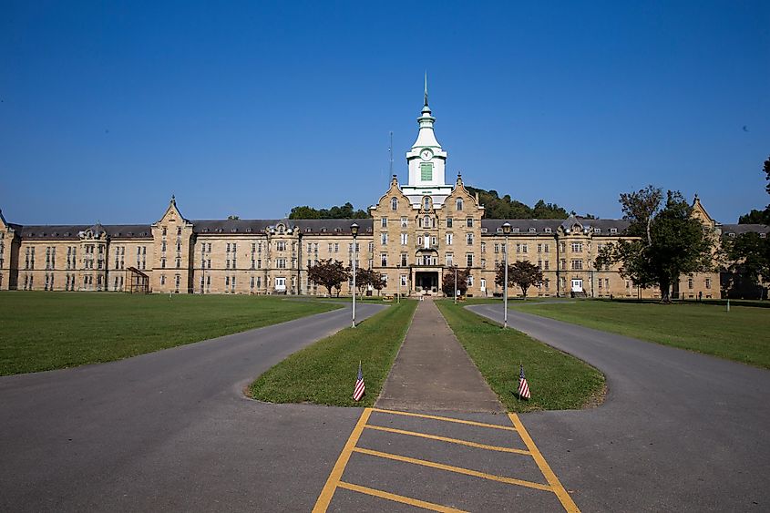 Trans-Allegheny Lunatic Asylum in Weston, West Virginia.