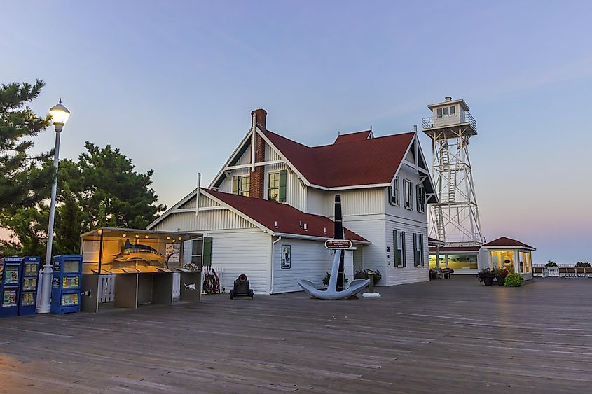 Life-saving station museum on Ocean City, Maryland Photo Formats  51