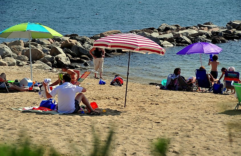 DuBois Beach in Stonington, Connecticut