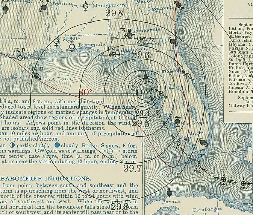 Surface Weather Analysis of The 1935 Labor Day Hurricane