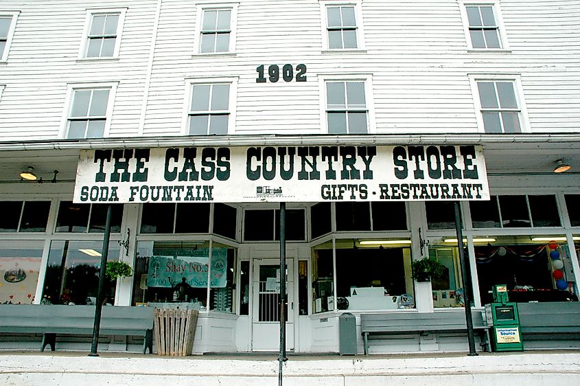 Old Country Store in Cass Scenic Railroad State Park.
