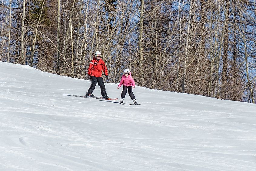 View of mountain resort in Kimberley, Canada.