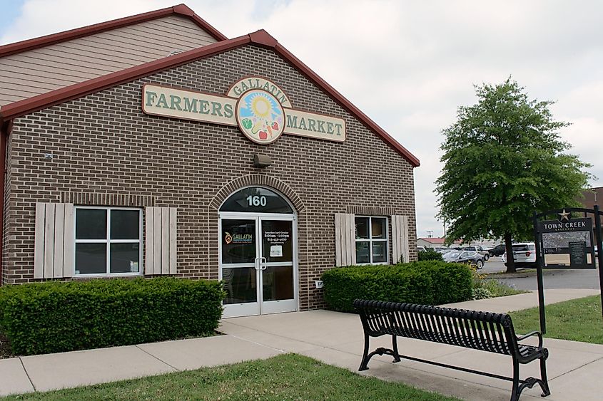 The Farmers Market in Gallatin, Tennessee.