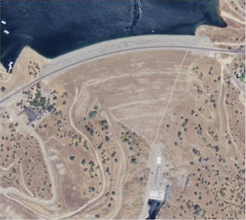 USGS image of the New Don Pedro Dam