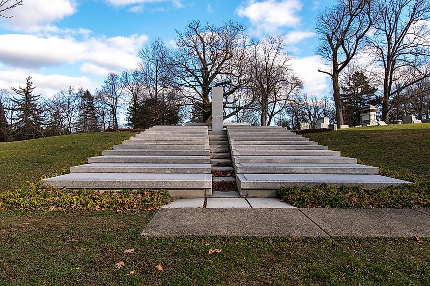 Blue Sky Mausoleum in Buffalo, New York.