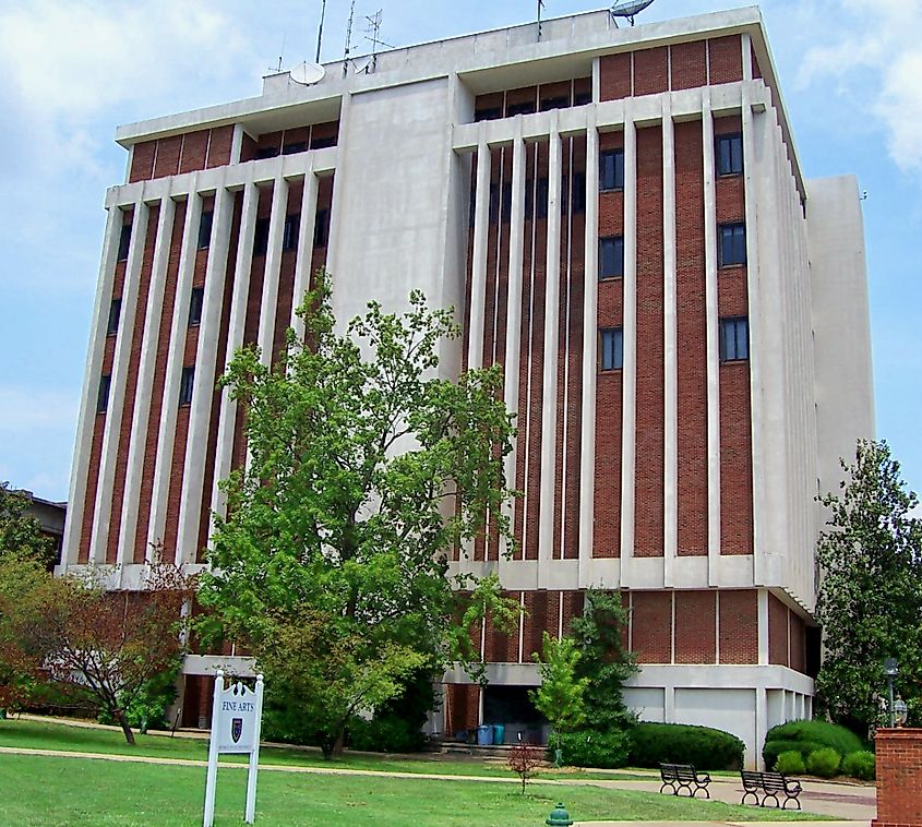 The Clara M. Eagle Gallery is located in the Fine Arts Building. 