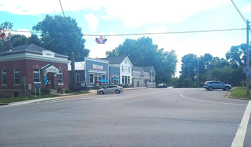 The Old Village Square in Galena, Ohio.