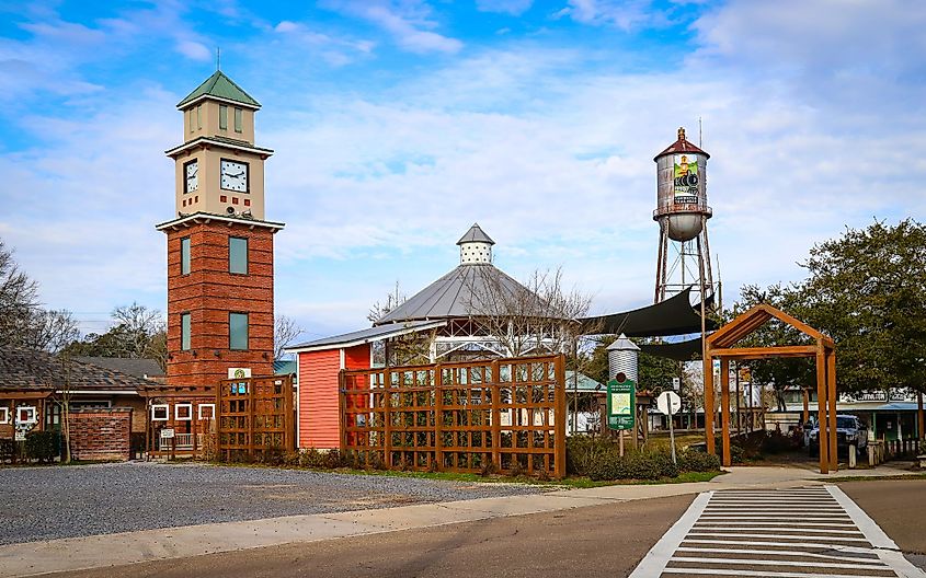 A view of downtown Covington, Louisiana