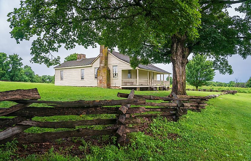 Wilson's Creek National Battlefield, in the Ozarks, Missouri.