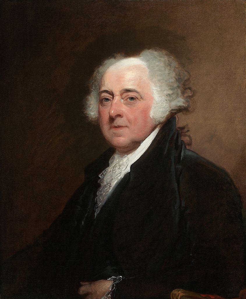 Portrait of John Adams.