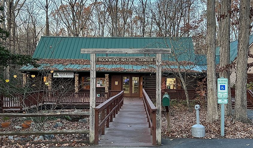 View of Rockwood Park Nature Centre entrance