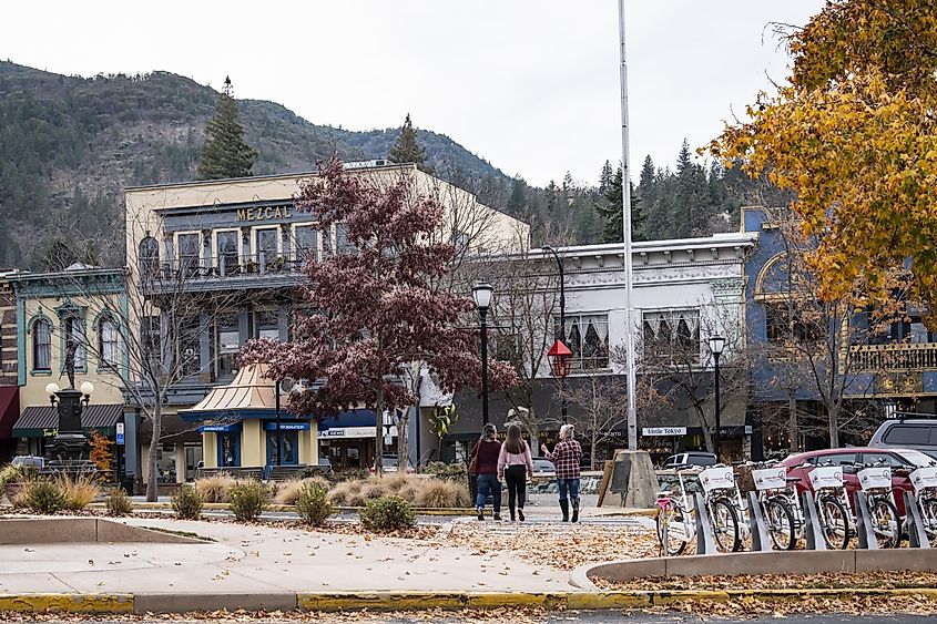 Downtown Ashland in Oregon