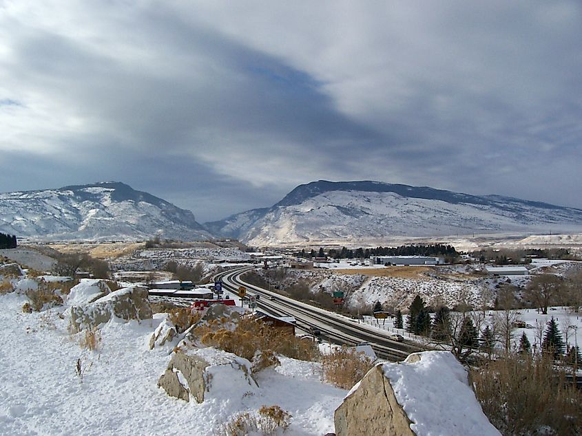 The city of Cody, Wyoming, USA
