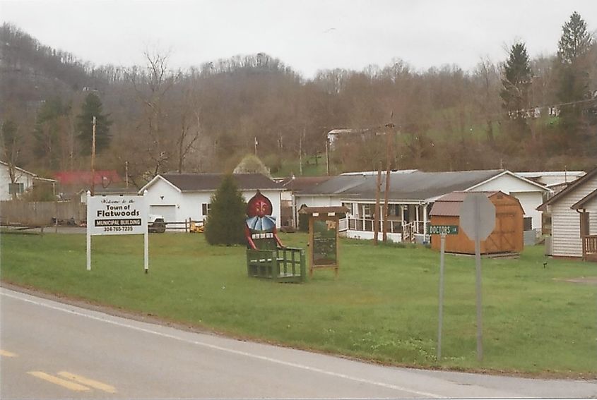 View of Flatwoods in West Virginia.