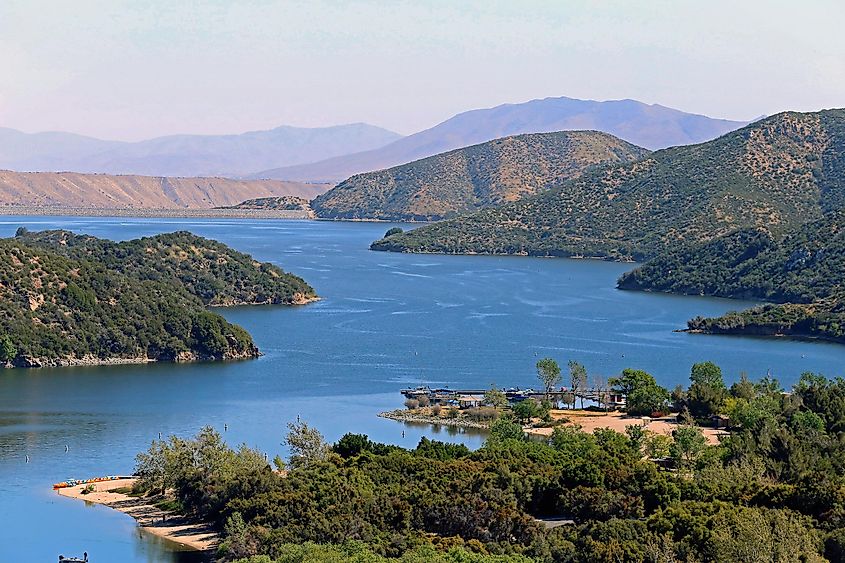 Silverwood Lake in San Bernardino County, California.