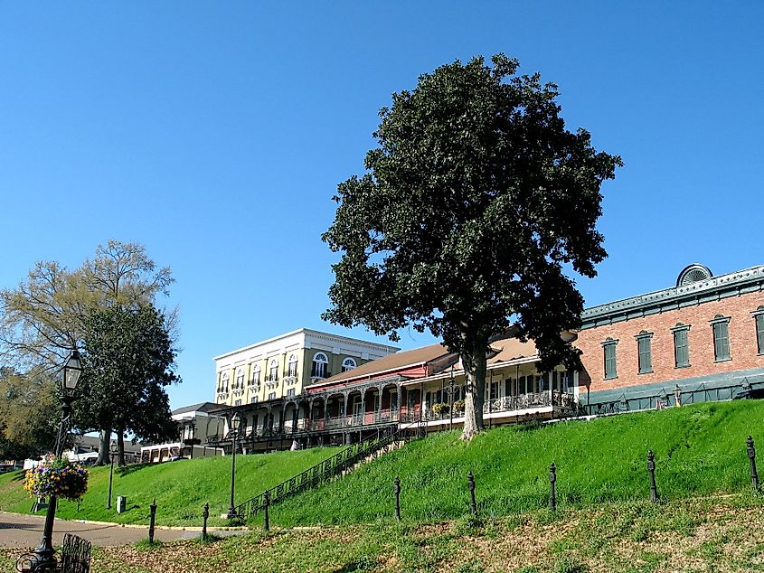 The historical town of Natchitoches, Louisiana.