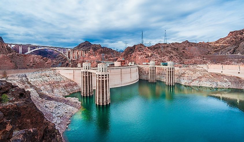 View of the Hoover Dam in Nevada