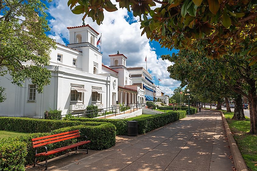Downtown Hot Springs, Arkansas.