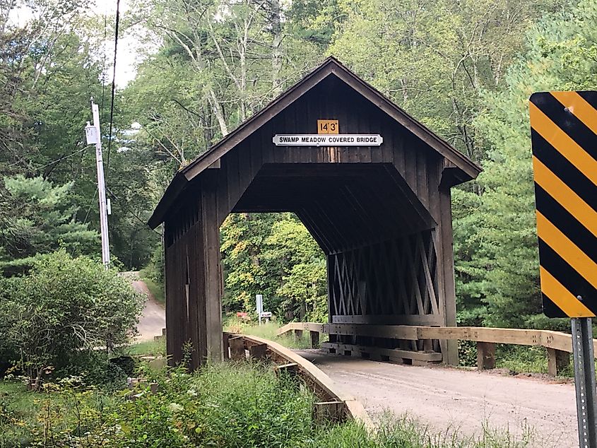 Covered Bridge in Foster, Rhode Island.