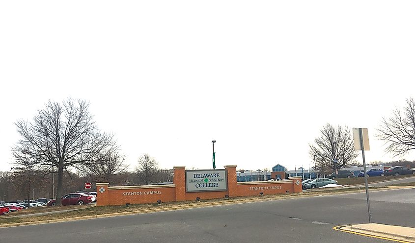 Delaware Technical Community College Stanton Campus entrance