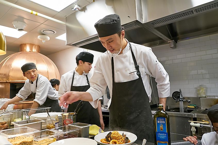 The Place Italian bistro at Lotte Department Store in Busan, South Korea - Sorbis / Shutterstock.com