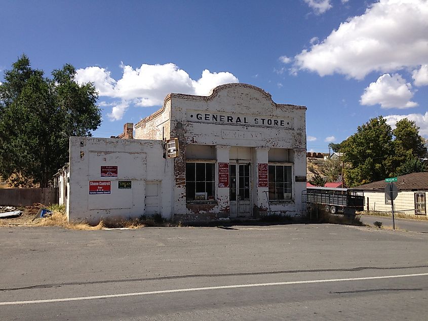 Old general store in Eureka, Nevada.