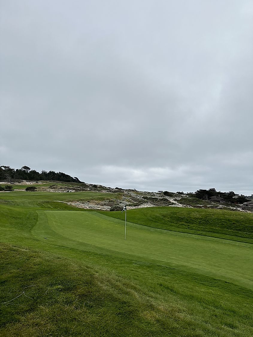 Spyglass Hill Golf Course on Pebble Beach in California.
