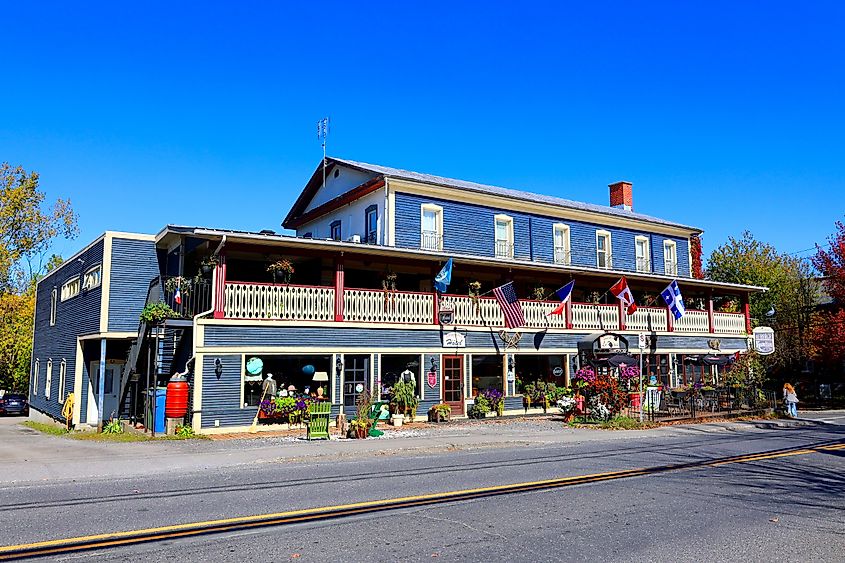 Downtown Knowlton, Quebec, Canada