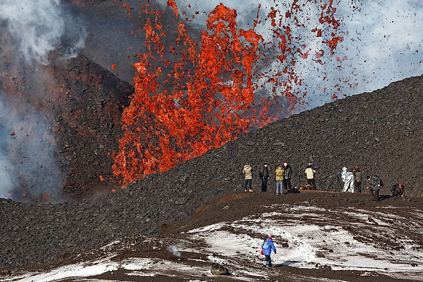 Kamchatka Peninsula volcanoes