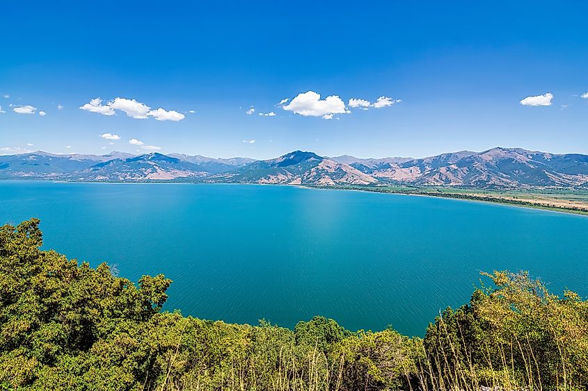 Panoramic view of Lake Prespa