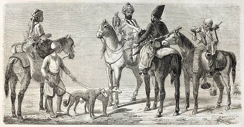 Persian horsemen