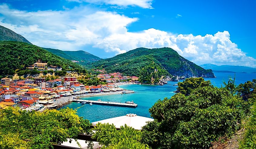 Parga, a small Greek village near the Ionian sea, Greece.