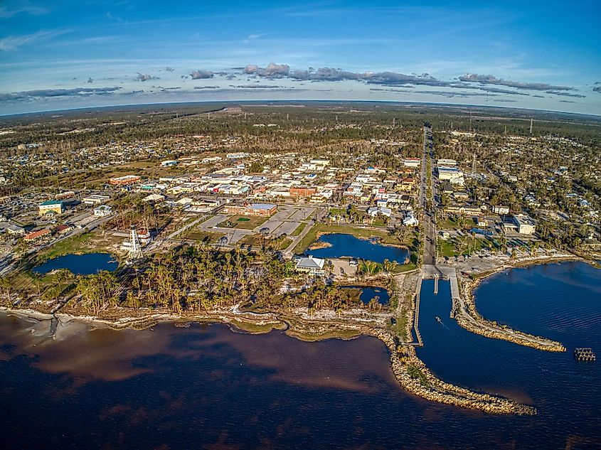 Port St. Joe, a small town in the Florida Panhandle.