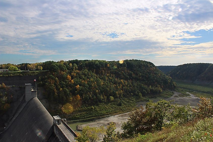 Mount Morris Dam & Recreation Area in Mount Morris, New York.