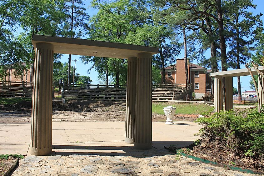 Greek Amphitheatre in Magnolia, Arkansas.