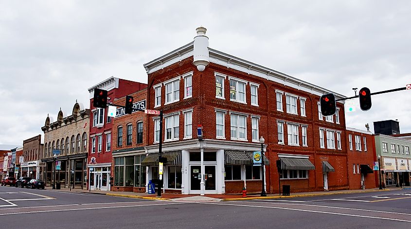 Downtown Culpeper, Virginia.