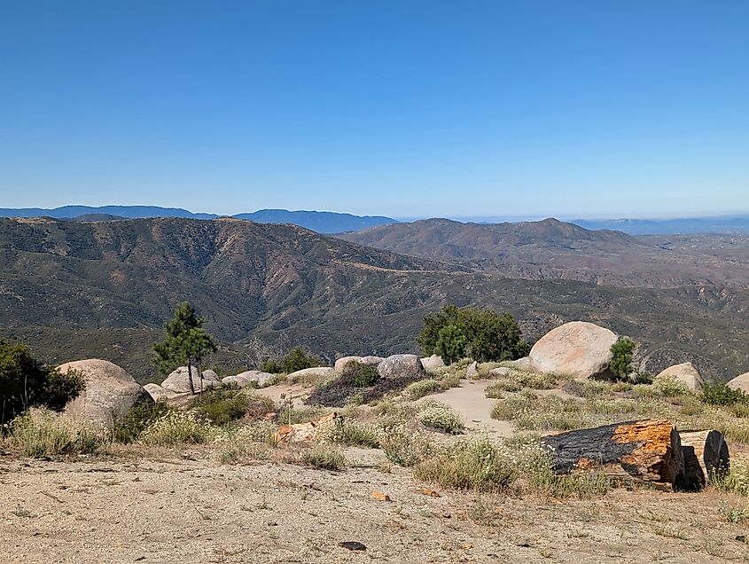 Inspiration Point Viewpoint outside of Idyllwild Pine Cove in Riverside County, California